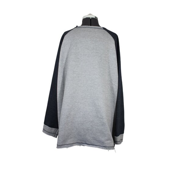 NFL Seattle Seahawks women's scoop neck raw hem French terry pullover sweatshirt - Picture 3 of 10